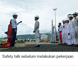 Safety talk sebelum melakukan pekerjaan