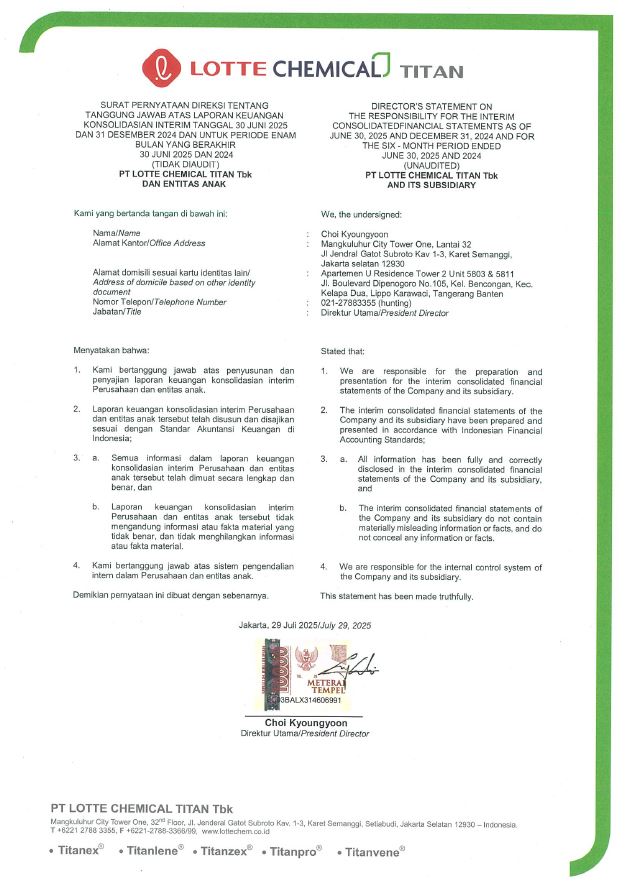 Mid Year Financial Statement 2025